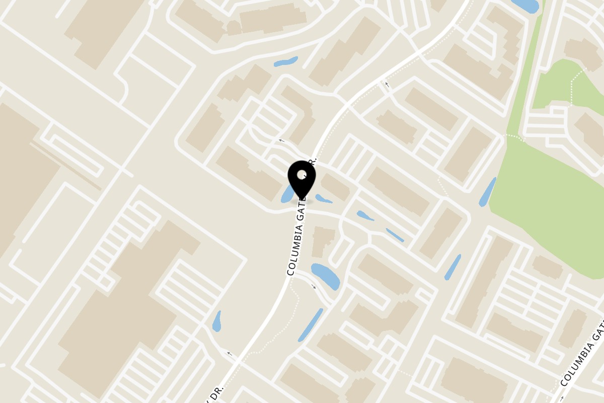 Map showing the location of Chick N' Friends on 7185 - Suite L - Columbia Gateway Drive in Columbia